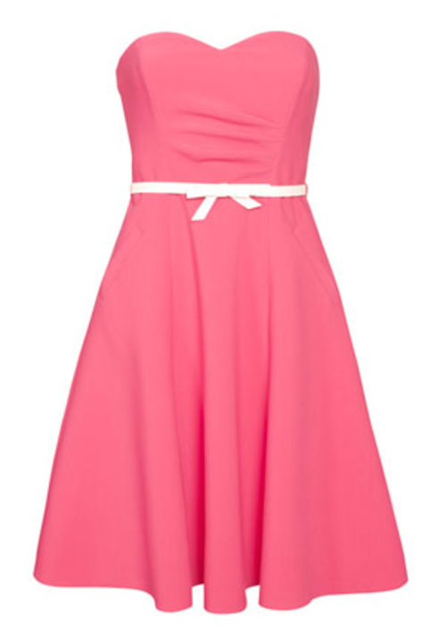 Clothing at Tesco | F&F Limited Edition Bandeau Strapless Prom Dress > dresses > Online Exclusives > Women