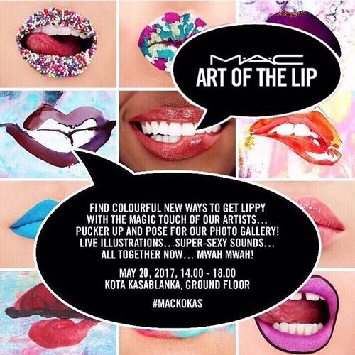 So many excitement also on 20th May 💋💋💋💋💋Make sure to visit #MACKokas #MACCOSMETICSID