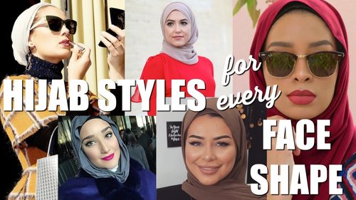  Hijab Styles For Every Face Shape Feat. Hijabi Bloggers - YouTube