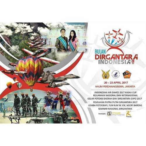 Guys, yukz follow @bulandirgantaraindonesia
.
.
Mark your calender, April 20th - 23th 2017 at Halim Perdanakusuma, Jakarta
.
.
For more information, click http://bulandirgantaraindonesia.id/
Or follow twitter.com/dirgantara2016, instagram.com/bulandirgantaraindonesia, and like Bulan Dirgantara Indonesia
.
.
See you on #BDI2017
.
.
.

#jakartaevent #bulandirgantaraindonesia #bulandirgantara #kayannapro #produta #event #halimperdanakusuma #dirgantaraexpo #ritystory#igersjakarta #event #acara #clozetteid