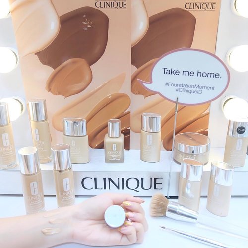 Every beautiful makeup start with beautiful skin. All we know about skin care goes into our Foundation. They will got your match, Guaranteed!!#cliniqueID has shades for 98.5% of skintones.Addressing 100% of Undertones, skin types and concerns. So don’t worry Guys 💕Just come to @cliniqueindonesia counter for get “Discover Clinique “ 5 Days supply for trying. No need purchase necessary, one Discover Clinique for one clinet. #cliniqueid #cliniquecomplexion P.s : find #clinique counter with press the link at bio instagram @cliniqueindonesia 💋