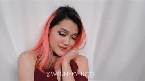 #Glam Purple with Glitter Half Crease Eye mini #makeuptutorial..Click the #linkinbio for complete video 🎬 (in Bahasa Indonesia).Products used:Face:-@makeoverid Camouflage Cream #Concealer-@nyxcosmeticsnl Total Control Drop Foundation-Maybelline Instant Anti Age Concealer-@toofaced Love Flush Blush - Justify My Love-@sonandpark_korea Face Lighting & Shading-@sleekmakeup Solstice Highlighting Palette-@shiseido Translucent Loose PowderEyebrows: @sariayu_mt eyebrow pencil (Natural Black)Eyes:-@juviasplace Magic Palette-@maybelline Hypersharp Power Black LinerLips: @nyxcosmetics_indonesia Lingerie - Dawn to Dusk#ClozetteID #beauty #wakeupandmakeup @wakeupandmakeup #makeupaddict #beautyvlogger#asianbeautyvlogger #MOTD #LOTD #bblogger #pinkhair #mermaidhair #makeuplover #makeupjunkie #nyxcosmeticsID #Indobeautygram @indobeautygram #IVGbeauty #makeuptutorial #glittercrease #glittercreasetutorial #easymakeuptutorial #makeuptutorials #makeuptutorialindonesia #makeupclips