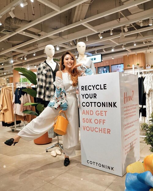 Time to clean up the pile in your closet!! Simply donate your unused @cottonink clothes and get 50.000 shopping voucher instantly! 😍 Visit the nearest store and donate for a good cause now ✨🙌🏻 #RecycleYourCOTTONINK —📸 @steviiewong —#PriStyleDiaries.............#whatiwore #casual #fun #playful #quirky #aesthetic #womensfashion #fashionistas #feminine #ootdbloggers #lotd #bloggerstyle #fashion #wiwt #lookoftheday #styleinspo #instastyle #ootd #styleblogger #blogger #fashionblogger #fashionpeople #fashioninfluencer #style #outfit #stylist #highfashion #clozetteid