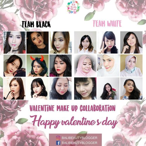 Sorry for the late posting time of this banner!😆
I just enjoy being in collaborations lately. @balibeautyblogger presents Valentine's Day Makeup Collaboration which is devided in 2 teams. The black one and the white one. Guess I look like a betrayer here, huh? Ikr.😂 Check out the deets on my blog (www.jessica-ie.com) or simply click link on my bio and slide to the left.😗😗 See you there!

Don't forget to check out the other version of Vals day makeup😉

#clozetteid #bbbvalentinesday #balibeautyblogger