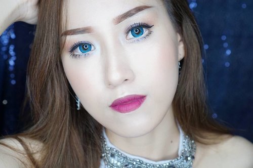 You've crossed and you knew it. 'I could be your best friend or your worst enemy.' ❄
❄ softlens Ageha Lunatia Blue by @japansoftlens review soon on my blog! ❄ my current favorite natural looking lashes from @florinlash 💕

#openendorse #jessieads #clozetteid #makeup