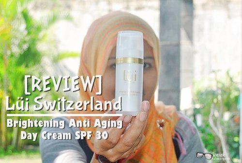 Just proving how a Lui Switzerland brightening anti aging cream SPF 30 can really brighten my days :) Red it on my blog, thanks.
http://www.uniekkaswarganti.com/2017/12/lui-switzerland-brightening-anti-aging-day-cream.html