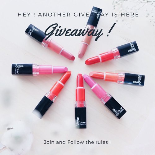 [G I V E A W A Y] —
Coloring your day with 8 Mukka Color Lipstick choices 😍
.
Here’s the R U L E S :
1. Make sure you follow me @tephieteph
2. Tag 3 of your friends on the comment below and invite them to join this giveaway
3. If you active to tagging and inviting your friend to join this giveaway. The chance to WIN is HIGHER ‼️
-
Competition ends on the 12th of October. 1 Lucky winner will be chosen by me (and got the 8 shades Mukka Color Lipstick) — depends on your activity. The winner will be announced on October 13th via IG Story!
.
Goodluck Guys 🌻
.
.
.
#clozetteid 
#potd 
#flatlay 
#lipstick 
#lipstickaddict 
#lipsense 
#giveaway 
#giveaways 
#giveawaytime 
#blogger 
#bloggerindo 
#bloggerstyle 
#bloggersurabaya 
#bloggerjakarta 
#influencer