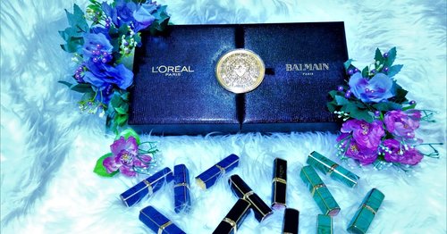 L'OREAL X BALMAIN 12 Exclusive Couture Shades of Color Riche Matte Lipstick
