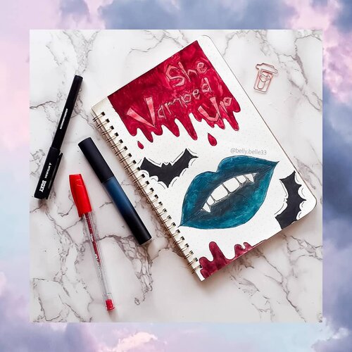 She Vamped Up!...#ClozetteId #beauty #bulletjournal #bulletjournaling