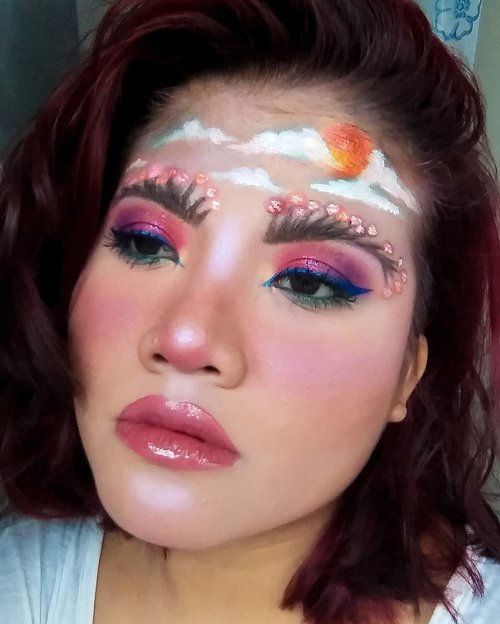 .
My 1st attemp for wild card entries. Since the theme is flower garden. So i present you this kind of eyebrow.
.
I used @benefitindonesia
-Ka Brow shades 05 to color up the hair.
-But first i glued my eyebrow hair to desired shapes.
-I brush it with They're Real mascara.
-I add a litle face paint to make the flowers.
.
I hope this look will bring me to win this round. This kind of eyebrow this really hard to make. So please choose me.. I really want to joint the fun with Ka @abellyc at @clubmedbali .
#benefitbrows #browbeachcampsea #teamabel
.
#clozetteid #beauty #clozetteco #makeup #motd #eyebrows #onfleek #fxmakeup #facepaint