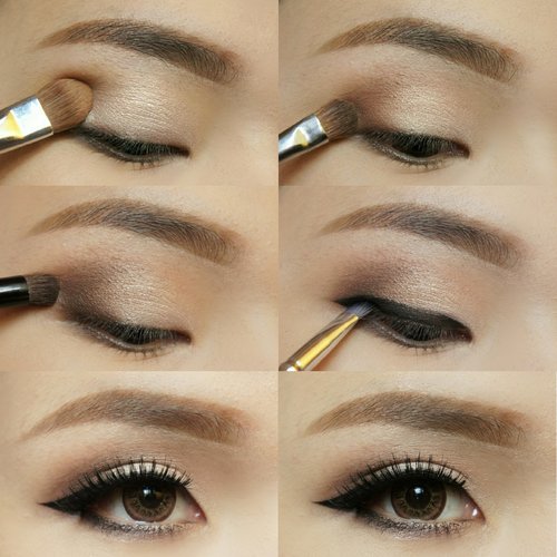 Step by step eye makeup tutorial! How to create a broze eye makeup 💄 Lashes @lavielash "Lilium"Softlens @kawaigankyu eos luna brown Eyebrow @anastasiabeverlyhills #dipbrownpomadechocolate Eyeshadow @toofaced #chocolatepallete