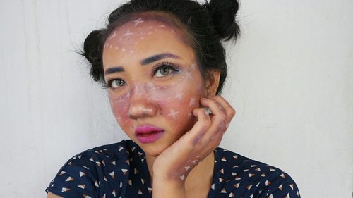 I see a galaxy on ma face 🌌🌌🌌
Omg... bahahaha, who need a makeup tutorial laaaa?
•
•
•
•
#clozetteid #makeuptutorial #galaxymakeup #motdindo #motd #makeupblogger #makeup #focallure #americanstyle #kissinfashion #nyx #koreanmakeup