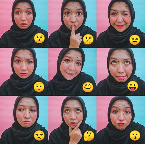 Emoticon Selfie 🤓😒🙄😛😒🙄🤨.#makeup #lightroom #clozetteid #beauty #makeup #beautybloggers #bbloggers #makeuplover #beautyjunkie #iheartmakeup #atomblogger #beautybloggerid #beautiesquad #beautybloggerindonesia #kbbvmember  #byrusydinat