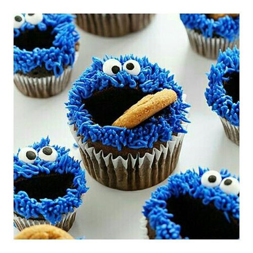 Cookie Monster ❤
.
#pinterest #blue #clozetteid #cookiemonster