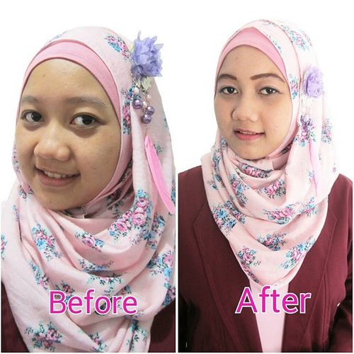 Before and After Make Up #ClozetteID #GoDiscover #SILKYGIRL