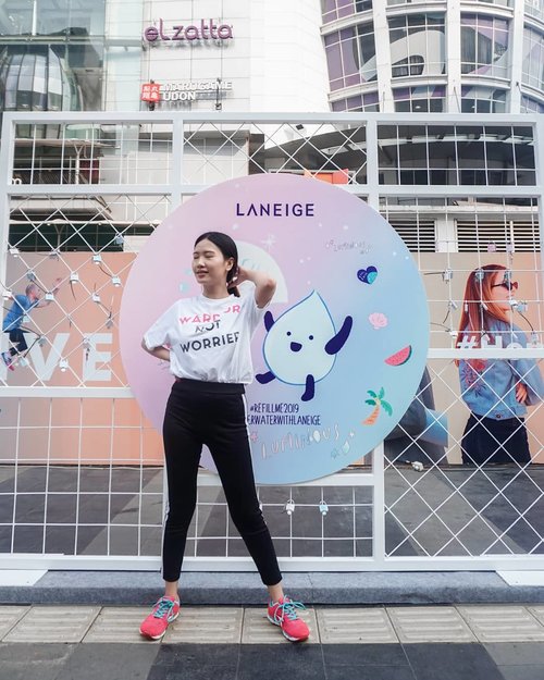 💃 FUN Zumba with @laneigeid at 
#RefillMe2019 Event yesterday! Thank you for holding this CSR event that could help water to those in need. It's been 4 years and i really appreciateee it! This time, Laniege provides access to clean water in Tasikmalaya. Glad that i could contribute to by purchasing their Refill Me Pack 💧DO GOOD FEEL GOOD ❤
__
#BetterWaterWithLANEIGE 
@clozetteid 
#Clozetteid
.
.
.
.
.
.
.
.
#beauty #clozetteid #laneige #koreanskincare #skincare #korean #korea #beautyblogger #beautyreview #review #love #curated #beautyjunkies #skincare #koreanskincare #installation #cfd  #sport #exercise #zumba #love #donation #charity