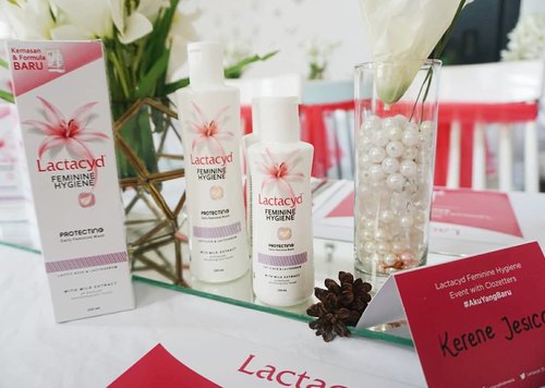 Here i'm at "Lactacyd Feminime Hygiene Event" #AkuYangBaru . Welcoming their newly, appealing packaging and formula that attracts people eyes more and also way beneficial _It also surely protects daily feminime wash, pH balancing, plus dermatology tested. #ClozetteIDxLactacydID  Say yes to healthy Miss V! 💓 #clozetteid _@amelitayonathan @karinazizah @andgilina @chaacen @felistiakarmelia ❤