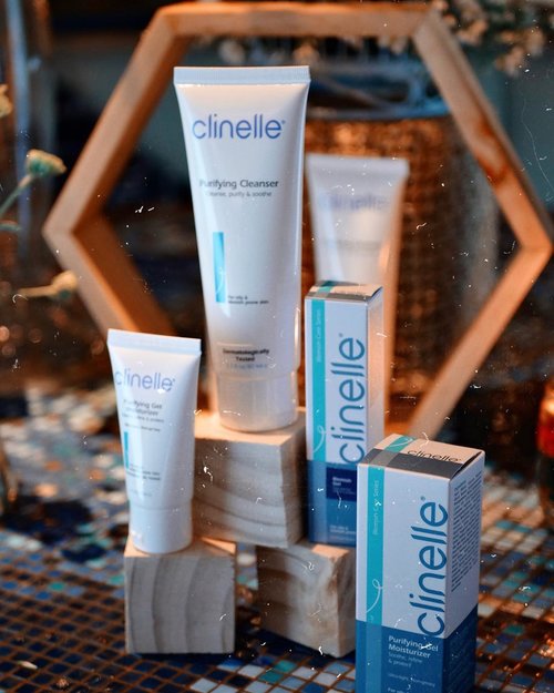 Yayy finally @clinelleid Purifying Series is heree congratulations 🤩💕, this series formulated for acne and sensitive skin type. So excited to try this Purifying Series i'll let you know further about this skincare series! #MyAcneMyJourney #Clozetteid #ClinellexClozetteid @clinelleid @clozetteid