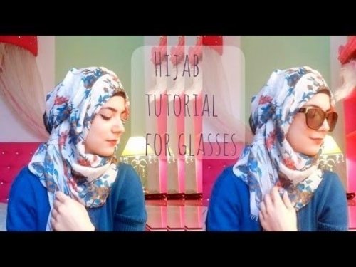  Hijab tutorial for Glasses #VideoHijabTutorial