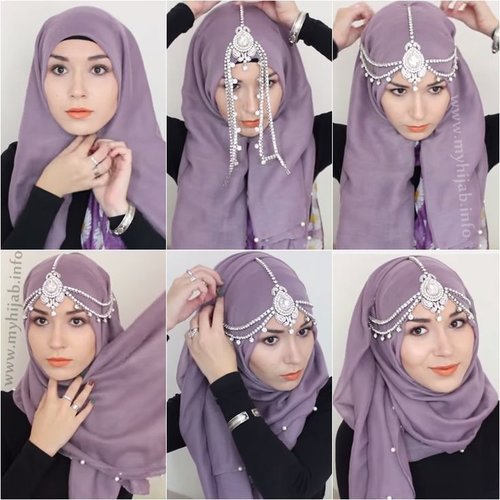  how to use hijab accessories. tutorial hijab