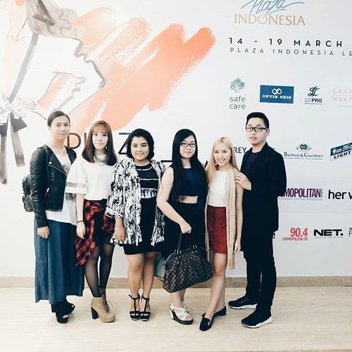Went to Plaza Indonesia Fashion Week 2016 with these gorgeous bloggers ❤ #clozetteID