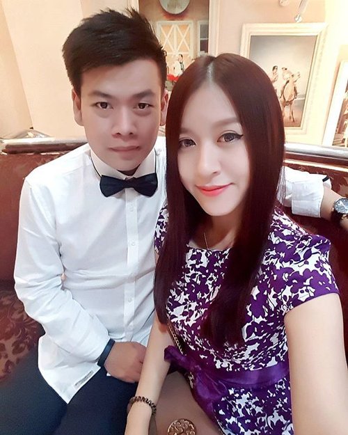 #fotd #couplefie #couple #love #boyfriend #girlfriend #asian #ootd #formal #lovely #clozetteid #starclozetter #blogger #indonesianbeautyblogger #beautyblogger #purple #white