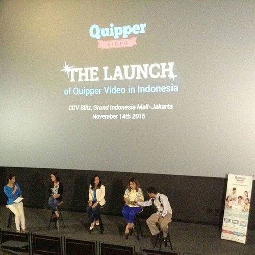 Grand Launching Quipper Video in Indonesia @Quipper_ID at CGV Blitz Grand Indonesia 
#GoQuipper #BelajarSeru #quipper #clozetteid
#starclozetter #blogger #indonesianblogger #quippervideo #indonesia #grandindonesia #grandlaunching #blitz