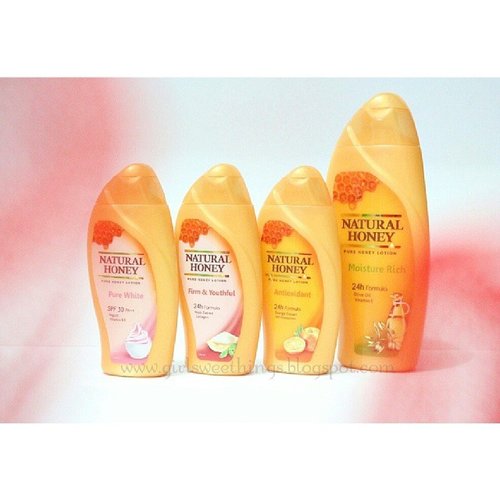 My current favorite body lotion is from Natural Honey. they have a nice&amp;sweet smell (pure white&amp;antioxidant) and also very moisturizing.
check out my review http://girlsweethings.blogspot.com/2014/12/natural-honey-pure-honey-lotion.html 
http://s.bblog.web.id/c/g3RPo1
#clozetteID #clozettedaily #review #nhxbblog #bblogproject #bodylotion #beautyblogger #IBB