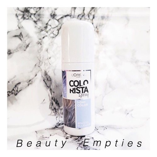 TODAY on Pudding Monster : Beauty Empties ! Reviewing a lot of beauty products including this colorista spray ! Find out more in my blog { link in bio }