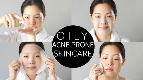Basic Oily & Acne-Prone Skincare Routine and Essentials! - YouTube