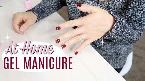 DIY GEL NAILS AT HOME // Affordable, Easy, Lasts 3 Weeks // Simply Allie - YouTube