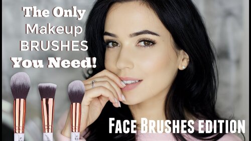 Face Makeup Brushes For Beginners | Start with just THREE Brushes! - YouTube