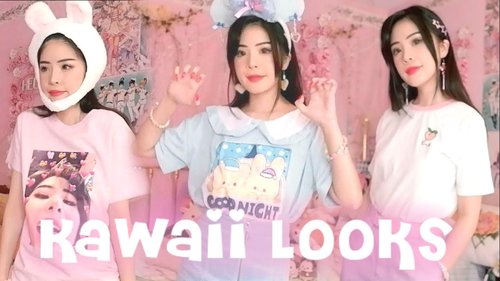 â¡My Kawaii Pastel Lookbook!â¡ | Youvimi Haul - YouTube