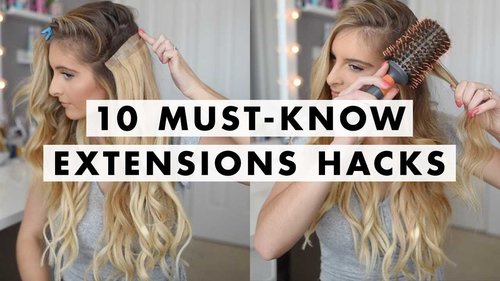 Easy Hair Extensions Hacks | Luxy Hair - YouTube