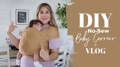 DIY NO-SEW BABY CARRIER! - YouTube