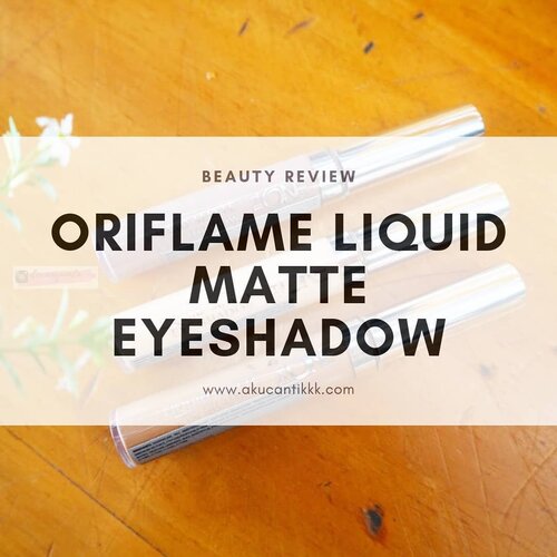 NEW POST IS UP 🚀Review & Swatch @id.oriflame LIQUID MATTE EYESHADOW ...Tidaq geser,tahan air,sangat long lasting,but why variant warnanya sangat limited 😆...Cocok untuk yang mau dandan cepet dan nggak suka ribet ngblend eyeshadowSuit for daily basis and office look. ...Go check them out on my blog www.akucantikkk.com...#BaliBeautyBlogger #oriflameid #liquideeyeshadow #eyeshadoworiflame #clozetteid#beautywithknowledge#reviewbyakucantikkk