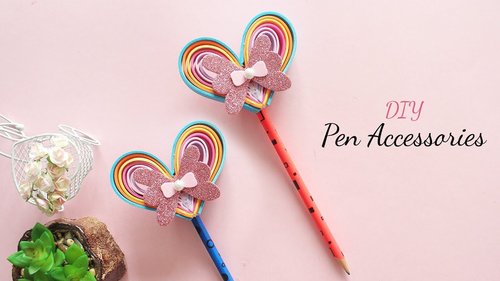 DIY Pen Accessories | DIY School Supplies | Back to School - YouTube