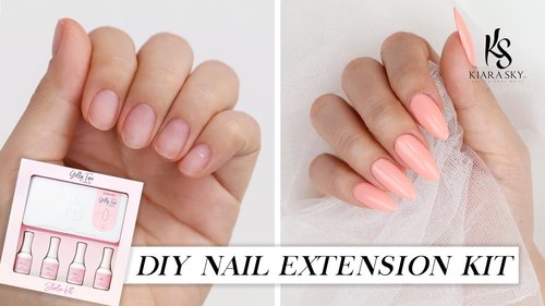 DIY Nail Extension For Beginners (No Acrylic) | TINA TRIES IT - YouTube