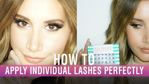 How To Apply Individual Lashes Perfectly | Illuminate by Ashley Tisdale - YouTube