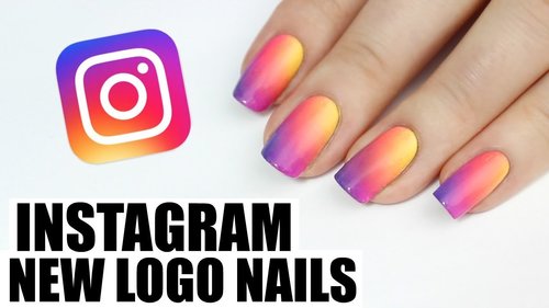 Instagram's NEW LOGO Nail Art? - YouTube