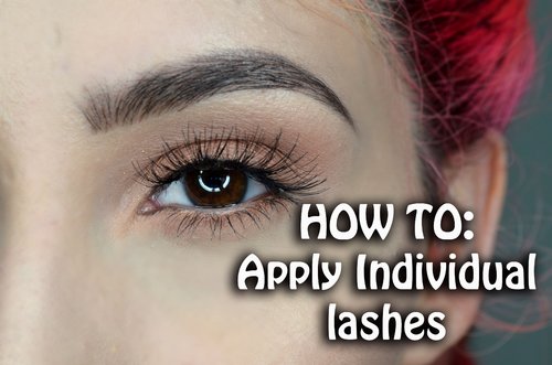 HOW TO: Apply Individual Lahes | Ft. Ardell Individual Lashes â¡ - YouTube