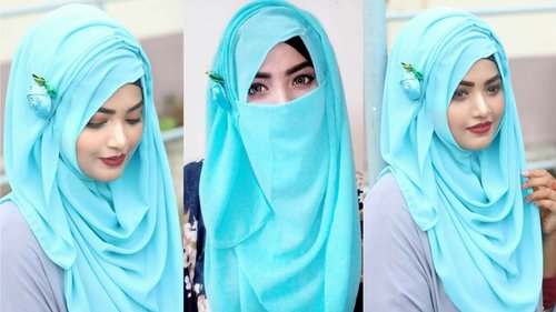 Instant Hijab & Niqab Tutorial for Summer 2018â¥Afsana Rakhi - YouTube