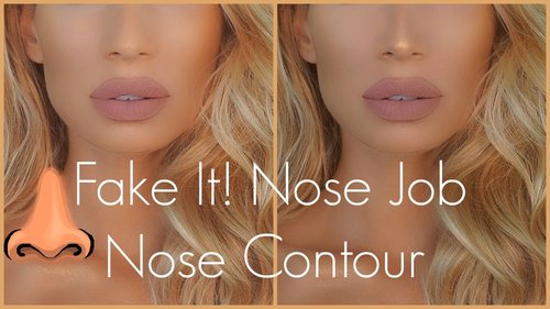 Fake It! Nose Job - Nose Contour Tutorial - YouTube