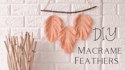 ð¿ Macrame Feathers (DIY)  ð¿ - YouTube