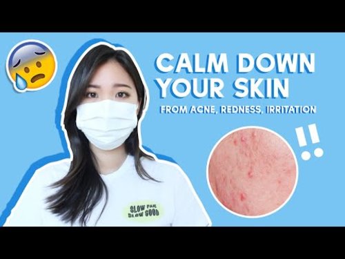 ð·Soothing & Calming skincare for sensitive skin from wearing face masks #acne #redness #irritation - YouTube