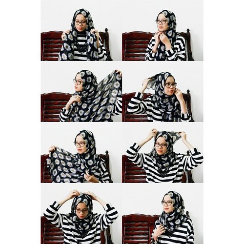 Here's my daily hijab tutorial! ✨
If you don't get it, watch the video on my blog [link available on bio] 😚
#clozetteID #HOTD #ScarfMagz