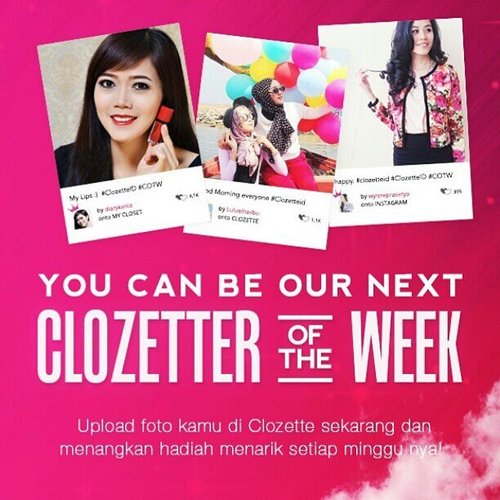 Hi, Clozetters! 👋
Yuk upload foto stylish kamu berdasarkan tema mingguan dan jadi Clozetter of The Week!! Tema minggu ini adalah ✨ STYLE ME GREEN ✨
Don't forget to add #ClozetteID and #COTW too.
And the weekly winner will be announced on every Monday. So, be the winner and get MAP Voucher! 🎊
So what are you waiting for? Upload your most stylish photo(s) and win the gift! ❤❤
#InaxClozetteIndonesia