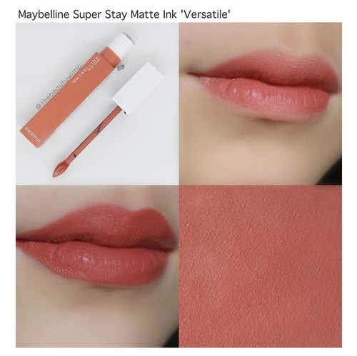 MAYBELLINE SUPER STAY MATTE INK  in VERSATILE
.
Compared to the first super stay matte ink series, i do think these newer series have better formula. It is not too drying yet has a top notch staying power.
.
.
.
#superstaymatteink #maybellinesuperstaymatteink #maybellinesuperstay 
@maybelline
#clozetteid #beautyblogger #faceoftheday #indobeautygram #lotd #instabeauty #clozzeteid #fotdibb #featuredibb #instamakeup #lipstickoftheday  #motdindo #lipstickswatch  #FDbeauty #instablogger #makeupblogger #drugstorebrand #maybellineindonesia