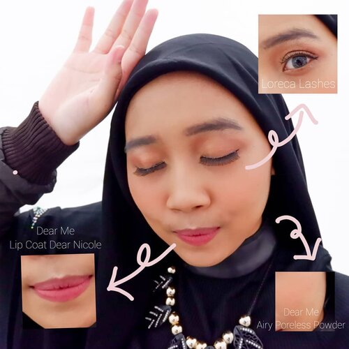 Latest makeup product that I tried. Ada lashes👁 dari @loreca.lashes, loose powder dan lip coat💄 dari @dearmebeauty..👁 Lashes @loreca.lashes first impression aku, lashes ini ringan banget dengan tangkai yang tipis dan walaupun bulumatanya cukup panjang tapi ringan juga pas diaplikasiin di mata..😚 @dearmebeauty Airy Poreless Powder. Seperti namanya, bedak ini nutup pori-pori jadi lebih smooth. Teksturnya cukup halus dan ringan pas di aplikasiin di wajah..💄@dearmebeauty Lip Coat Dear Nicole. Lipcoat ini super ringan pas di pakai, gak lengket dan aku cukup amaze karena gak berasa pakai lip product di bibir karena seringan itu. Untuk warnanya akan keluar kalau di tunggu beberapa saat pas udah mulai mengering karena memang teksturnya yang liquid. Supaya warnanya lebih nyata, aku rasa perlu 2 kali swatch di bibir, tapi mungkin karena bibir aku warnanya agak gelap..@bekasibeuatyenthusiast @loreca.lashes @dearmebeauty #X2BeautyRush2020 #X2xBBE.....#clozetteid #makeuplook #beautynesiamember #makeup #makeupenthusiast #makeupjunkie #beautybloggerindonesia#beautybloggerid #bloggerperempuan #beautygoers #블로거 #얼짱 #뷰티블로거 #ブロガー#美容ブロガー #かわいい #hunnyeo #훈녀