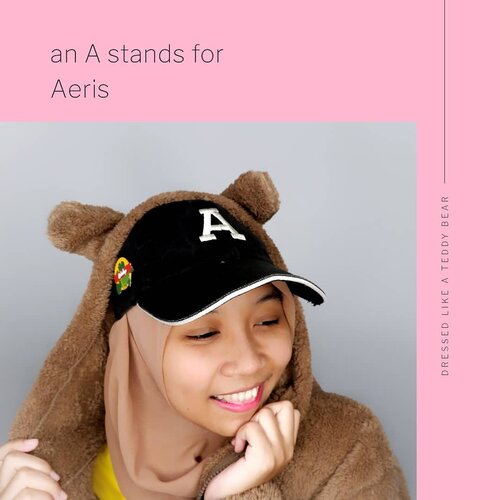 A stands for Aeris👍🙆‍♀️. Ready to @naturerepublic.id 💚 X @weareone.exo 💙 Fammeeting in Jakarta. Wanna know my outfit for the fanmeeting? I'm gonna upload it on my youtube channel😉. My Teddy Bear Jacket from @skyd.id and the KoKoBop enamel pin from @dhanandrea...#ClozetteID #exo #naturerepublicindonesia #exol #aeris #kpopfashion #kai #suho #chen #kartikakpopjourney #kpop  #exofanmeeting #koreangroup #kpopgroup #블로거 #얼짱  #라이프 #스타일 #블로거 #ライフスタイルブロガー #ブロガー #かわいい #旅行 #旅行ブロガー#여행 #여행자 #여행스타그램 #hunnyeo #훈녀